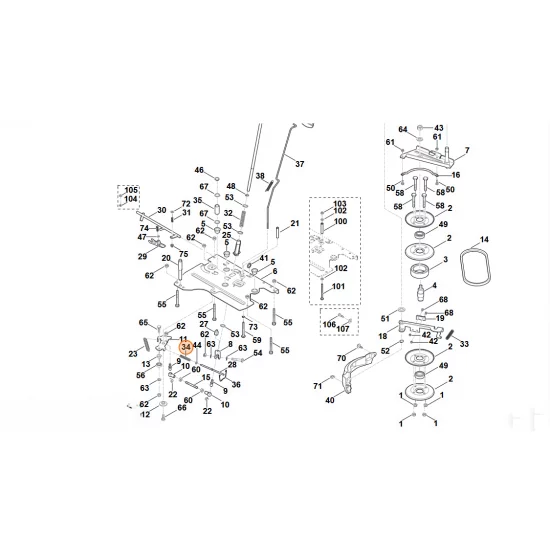STIHL  Sprężyna 6170 435 8700